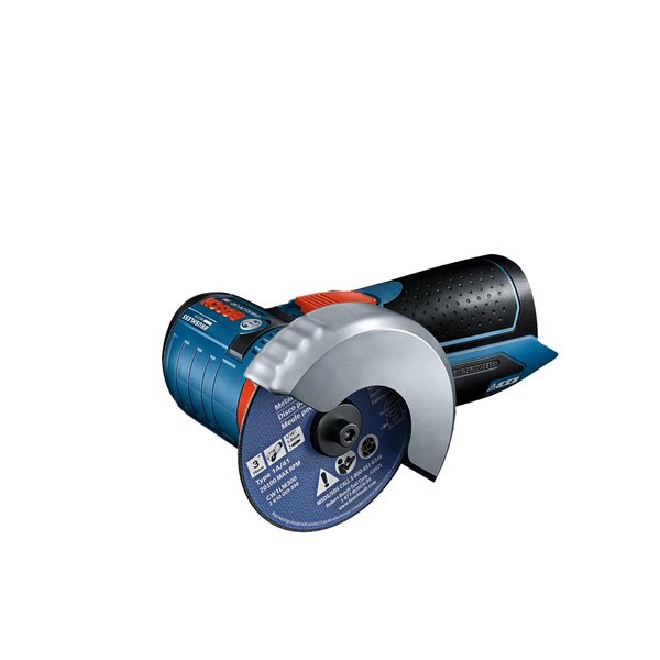 BOSCH GWS12V-30N 12V Max Brushless 3 In. Angle Grinder (Bare Tool), Blue
