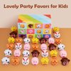 33 Pcs Mini Animal Pull Back Toy Cars for Boys Girls Kids Toddlers, Party Favors Teacher Classroom Treasure Box Prizes, Pinata Fillers, Goodie Bag Stuffers, Bulk Toys for Easter Valentine