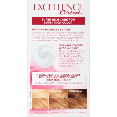L'Oreal Excellence #7G Dark Gold Blonde Hair Color, 1 ct