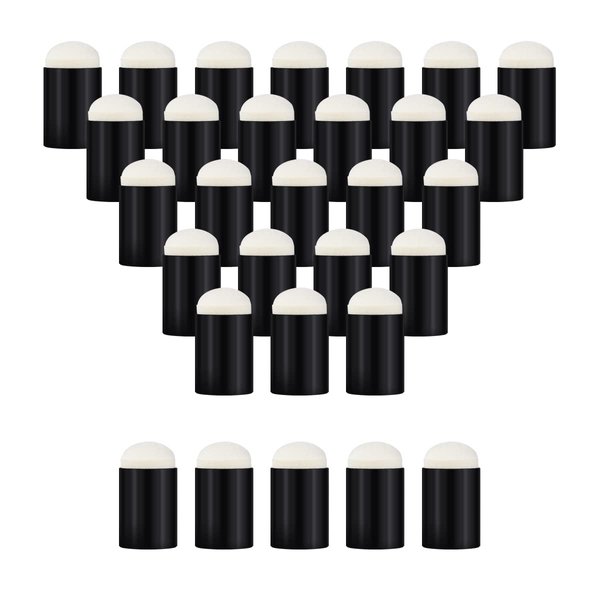 30 Pcs Craft Finger Sponge Daubers Drawing Project Finger Painting Sponge Set for Card Making, Painting, Stamping, Ink