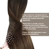 Sunny Weft Hair Extensions 12inch Brown Sew in Hair Extensions Real Human Hair Weft Extensions Ombre Dark Brown Roots Medium Brown Balayage Sew in Human Hair Extensions for Short Hair 70g