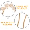 NOLITOY French Hair Pins, Pearl Hair Fork Sticks Metal U Shaped Hairpins for Women Girls Buns Hair Accessories