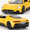 RMZ City Alloy Toy Car, 1/36 Scale Maserati MC20 Diecast Model Car, Toy Car with Pullback Function, Model Toys for Collecting and Decorating, Car Gifts for Boys and Girls (Yellow)