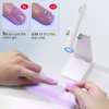 Anrui Mini UV Light for Gel Nails, 3W Mini Nail Lamp with Folding Bracket Nail Dryer, Portable & Rechargable 2 Timers Mini LED Nail Lamp for Nail Extension Nail Gel in Salon Or DIY at Home