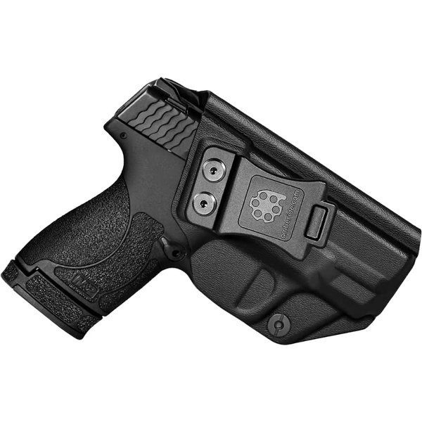 Amberide IWB KYDEX Holster Fit: Smith & Wesson M&P Shield Plus / M2.0 / M1.0-9mm/.40 S&W - 3.1" Barrel Pistol | Inside Waistband | Adjustable Cant | US KYDEX Made