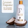 FILPO Coconut Milk Moisturizing Shampoo - Sulfate Free Coconut Milk Shampoo with Coconut Oil and Argan Oil, Clarifying Shampoo for Natural Hair Care, Coconut Shampoo for Curly Hair
