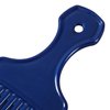 1Pc Blue Salon-Style Hair Pick and Barber Comb - Pick Comb for Curly Hair and Parting Comb Hair Care Comb for Thick Hair Quality Barber Supplies, Styling Tools and Appliances