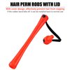 84 Pieces Hair Perm Rods Hair Curling Rollers Perming Rods Curlers Cold Wave Rods for Hairdressing Styling Tools (Red,0.2 Inch)