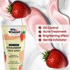 Wit & Whimsy Cherry Cheeks Strawberry Face Wash Enriched With lactic Acid & Vitamin E Authentic Ayurvedic Formulation For All Skin Types - 100ML (3.38 Oz)