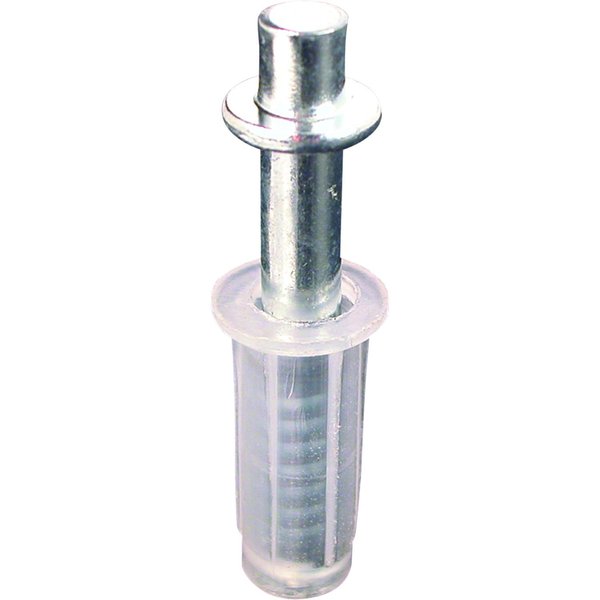 Prime-Line MP6700 3/8 In. Nylon Spring-Loaded Top Pivot with 1/4 In. Steel Pin, fits Alliance Doors (2 Pack), Silver