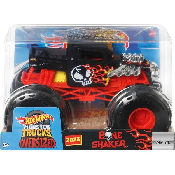 Hot Wheels Monster Trucks Oversized Bone Shaker 1:24 Scale Die-cast