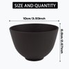 Rowcay 6 Piece Diy Silicone Mask Mixing Bowl, 3.93 Inch, Microwaveable Home Mask Bowl for Facial Masks, Mud Masks and Other Skin Care Products