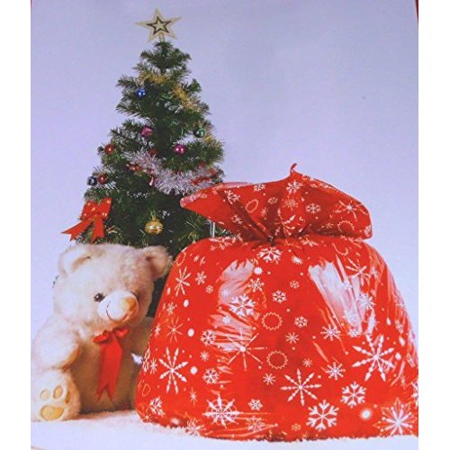 OVERSIZED CHRISTMAS GIFT BAGS SET OF 2 HOLIDAY GIFT WRAP HUGE 36"X44" SHIPS FREE