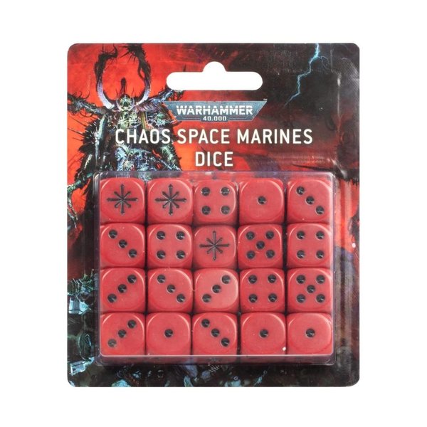 Warhammer: Chaos Space Marines Dice Set