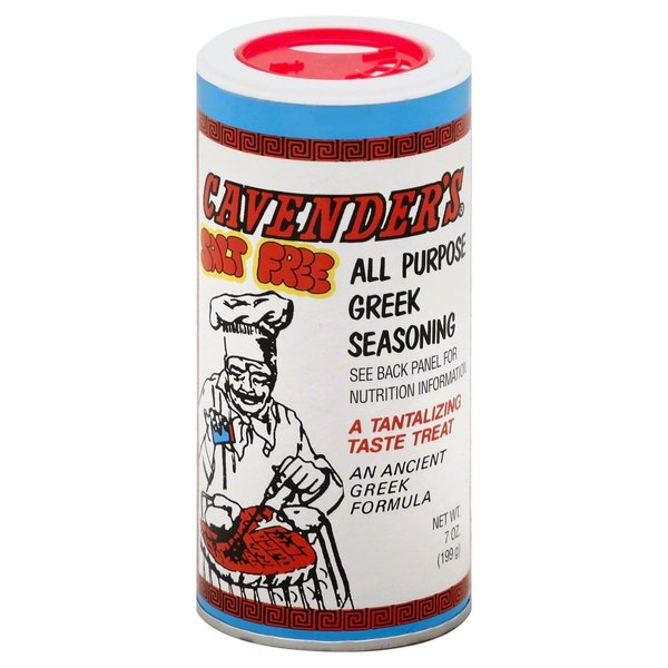 Cavender's All Purpose Greek Seasoning (Salt Free/No MSG) - 7 Ounce (Pack of 3)