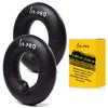 AR-PRO (2 PACK) 2.80/2.50-4 Inner Tube for Hand Trucks, Utility Cart, Lawn Mowers, Wheelbarrows, Dollys, Scooters, Replacement 2.80-4 2.50-4 Tire Inner Tube with TR87 Bent Valve Stem