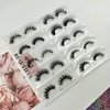 Ellazzle 50 Pairs Faux Mink Eyelashes Wholesale Lashes Pack, Lashes Natural Look 16mm-20mm False Eyelashes Pink