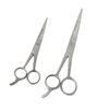PC 2 PIECES OF 4.5" 6.5" HAIR CUTTING SCISSORS/BARBER SHEARS - ICE TEMPERED - STAINLESS STEEL