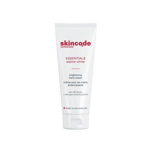 Skincode Essentials Brightening Hand Cream - Age-Defying, Deeply Nourishing | Reduces Wrinkles & Dark Spots | Ideal for Sensitive, Dry, or Rough Hands | Suitable for All Skin Types. (2.5 Oz / 75 mL)