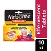 Airborne Very Berry Effervescent Tablets, 10 Count - 1000mg of Vitamin C - Immune Support Supplement