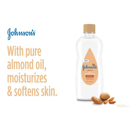 Johnson's Baby Almond Oil Paraben-Free, Phthalate-Free, 14 Fl Oz