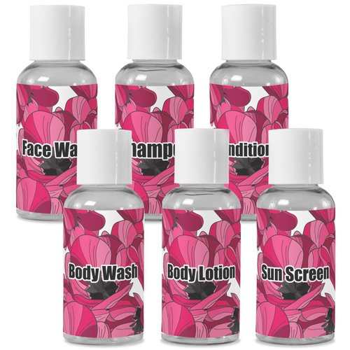 Personalized Tulips Travel Bottles