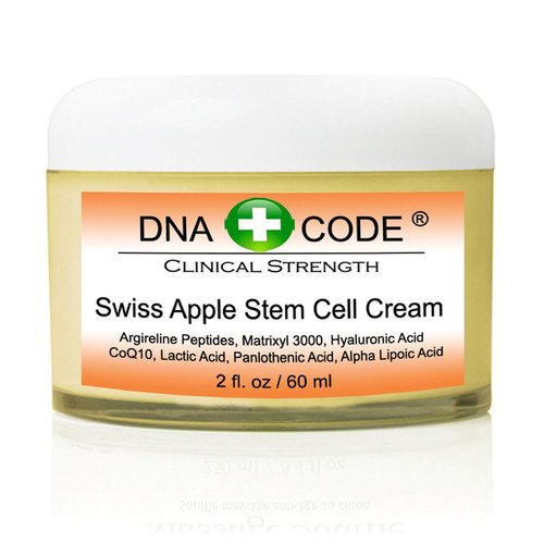 Magic Cream- Swiss Apple Stem Cell Complex Face Cream w/Argireline, Matrixyl 3000, Hyaluronic Acid, CoQ10. Big 2 OZ or 4 OZ