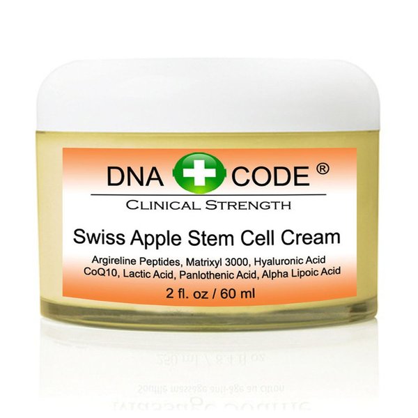 Magic Cream- Swiss Apple Stem Cell Complex Face Cream w/Argireline, Matrixyl 3000, Hyaluronic Acid, CoQ10. Big 2 OZ or 4 OZ