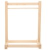 Kisangel 1pc Doll Clothes Rack Miniature Garment Rack Doll Clothes Accessories for Dollhouse Supplies (20CM)