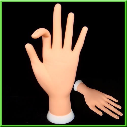 Flectional Model Hand Adjust Nail Art Practice Training Model Gel Stand Display