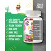 Zinc Gummies for Kids - Chewable Zinc Gummy Supplement for Children Immune Support - Low Sugar Natural Antioxidant Non-GMO Vitamin Chewables for Toddlers & Teens - 90 Gummies
