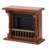 Toyvian Miniature Wooden Fireplace Dollhouse Furniture Micro Landscape Accessories for DIY Mini Home Scene Decoration Supplies