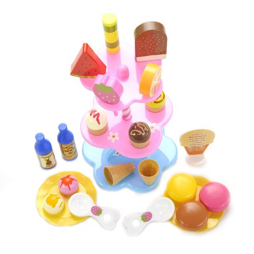 Generic A and E Imports - Sweet Treats Ice Cream and Desserts Tower Play Set