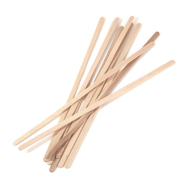 [10000 PACK] Wooden Coffee Stirrer Sticks 7.5 inch - Bio Degradable, Eco Friendly Beverage Stirrers, Splinter Free Birch Wood - Disposable Drink Stir Sticks for Tea, Beverage, Coffee and Arts & Crafts
