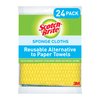 Scotch-Brite Sponge Cloth, Swedish Dish Cloths, Reusable Alternative to Paper Towels, 24 Sponge Cloths