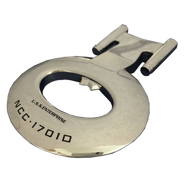 Brothers Star Trek: The Next Generation: USS Enterprise NCC 1701-D Chrome Bottle Opener