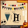 WinnerWhy 5 Pcs Nightmare Before Xmas Party Decorations Nightmare Theme Birthday Banner Horrible Birthday Party Decorations Felt Ball Pennant Garland for Christmas Halloween Birthday Party Supplies