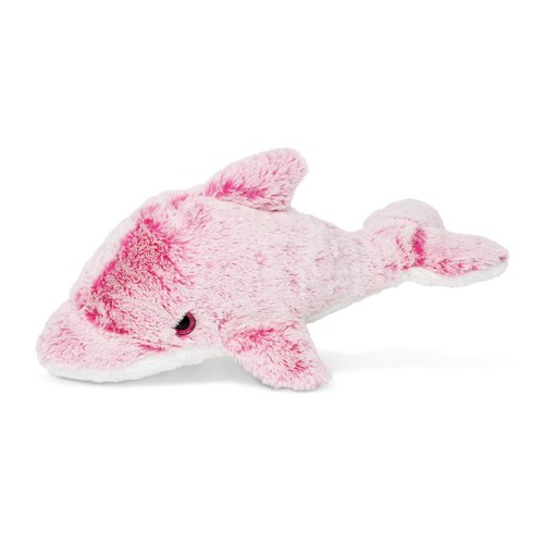 DolliBu Pink Dolphin Super Soft Stuffed Animal, Cute Realistic Stuffed Animals for Girls. Boys and Adults Animal Gifts, Kids Ocean Life Nursery Décor for Newborn - 14 inch