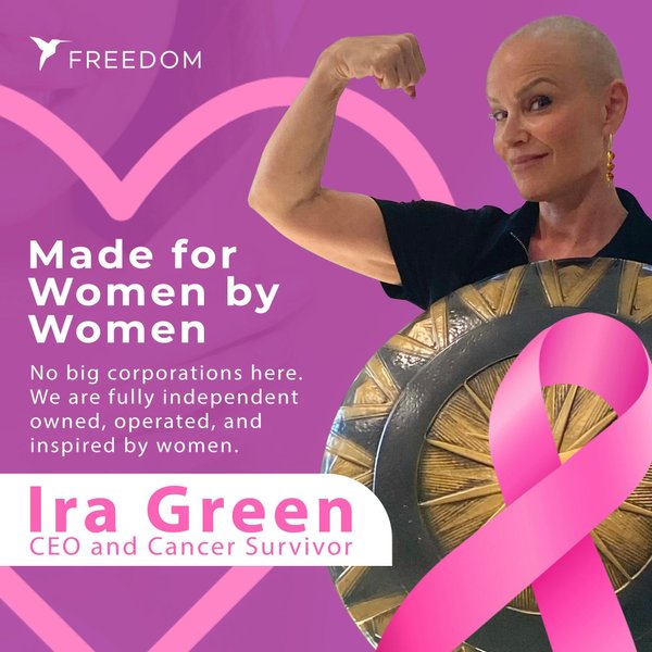 Freedom All Natural & Aluminum-free Deodorant for Women with 24-Hour Odor Protection in Eco-friendly Packaging - Made with Organic Essential Oils - Magic Lavender Deodorant