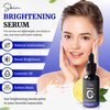 HM Vitamin C Serum with Hyaluronic Acid, Vitamin E & Kojic Acid – Anti Aging Skin Conditioning, Brightening, Hydrating and Moisturizing, Dark Spot Corrector and Lighten Skin