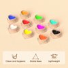 EZ Tattoo Ink Cups - 200pcs Heart Shaped Spliceable Tattoo Ink Caps Biodegradable Disposable ECO-Friendly Pigment Holder Ink Caps for Tattooing Tattoo Supplies