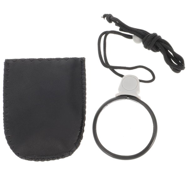 NUOBESTY Magnifying Glasses Pendant Hanging Loupe Monocle Lens Magnifying Glass for Reading Small Prints Map Coins Jewelry