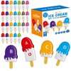 WTFIC 52PCS Ice-Lolly Alphabet Learning Toys for Toddlers 2-4, Montessori Educational Toys Gifts for 2 3 4 Year Old Boy Girl, ABC Matching Game, Preschool Activities Fine Motor Toys for Kids