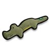 Beco Lovable Crocodile Squeaker Dog Toy, Made with 65% Recycled Materials, Snuggle, Chew, Toss & Fetch