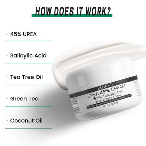 Moisturizing Foot kit for Women Gifts,Urea Cream 45% Plus Salicylic Acid 2% Foot Cream, Reusable 2Pairs Gel Lining Moisturizing Heel Socks for Dry Cracked Feet,Cracked Heel Repair.(Black)