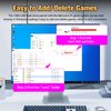 Retro Game Console 128G USB Drive with Batocera Game System, 43254 Retro Games Emulator Game Console Stick, Wireless Retro Game Console with 74 Emulators, Plug and Play Retro Drive for PC/Handheld