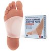 Dr. Frederick's Arch Support Sleeves for Foot Pain Relief from Plantar Fasciitis, Flat Feet - Silicone, Unisex, Small/Medium