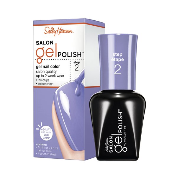 Sally Hansen Salon Gel Polish Nail Lacquer, Purplexed, 0.14 Fl Oz