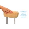 NOVA Medical Products Sheepskin Fleece Crutch Pads, Universal Fit Padded Cushion Fleece Accessories for Underarm Crutches, One Pair Each of Underarm and Hand Grip Covers, Washable