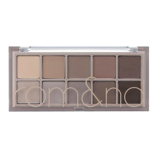 rom&nd Better Than Palette 102g (04 Dusty Fog Garden) | Eye Makeup Palette, Matte & Shimmer Eye Shadow, Sparkling Glittery, various 10 shades, Long Lasting, High Pigmented, Blendable, Warm Tones